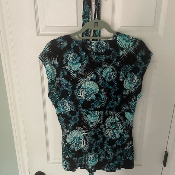 Cavalli Raglan Cap Sleeve Top-Shell Pattern: wrap around. - Picture 7 of 7